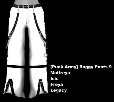Second Life Marketplace - [Punk Army] Baggy Pants 9